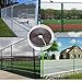 Qlvily Chain Link Fence Privacy Tape, 2 Rolls of 246ft x 0.15ft Chain Link Fence Slats, Fence Covering Privacy, Brown (400PCS Buttons + 1 Puncher Included)
