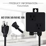 Garbage Disposal Air Switch Kit Sink Top with Long Button,Matte Black(Brass cover)