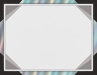 Cosco Rainbow - Certificados de Aluminio, Color Negro