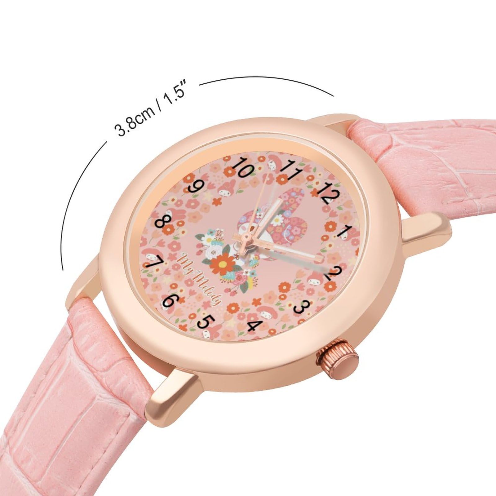 Amazon.co.jp: マイメロ 腕時計 キッズ腕時計 革バンド 時計 ガールズ