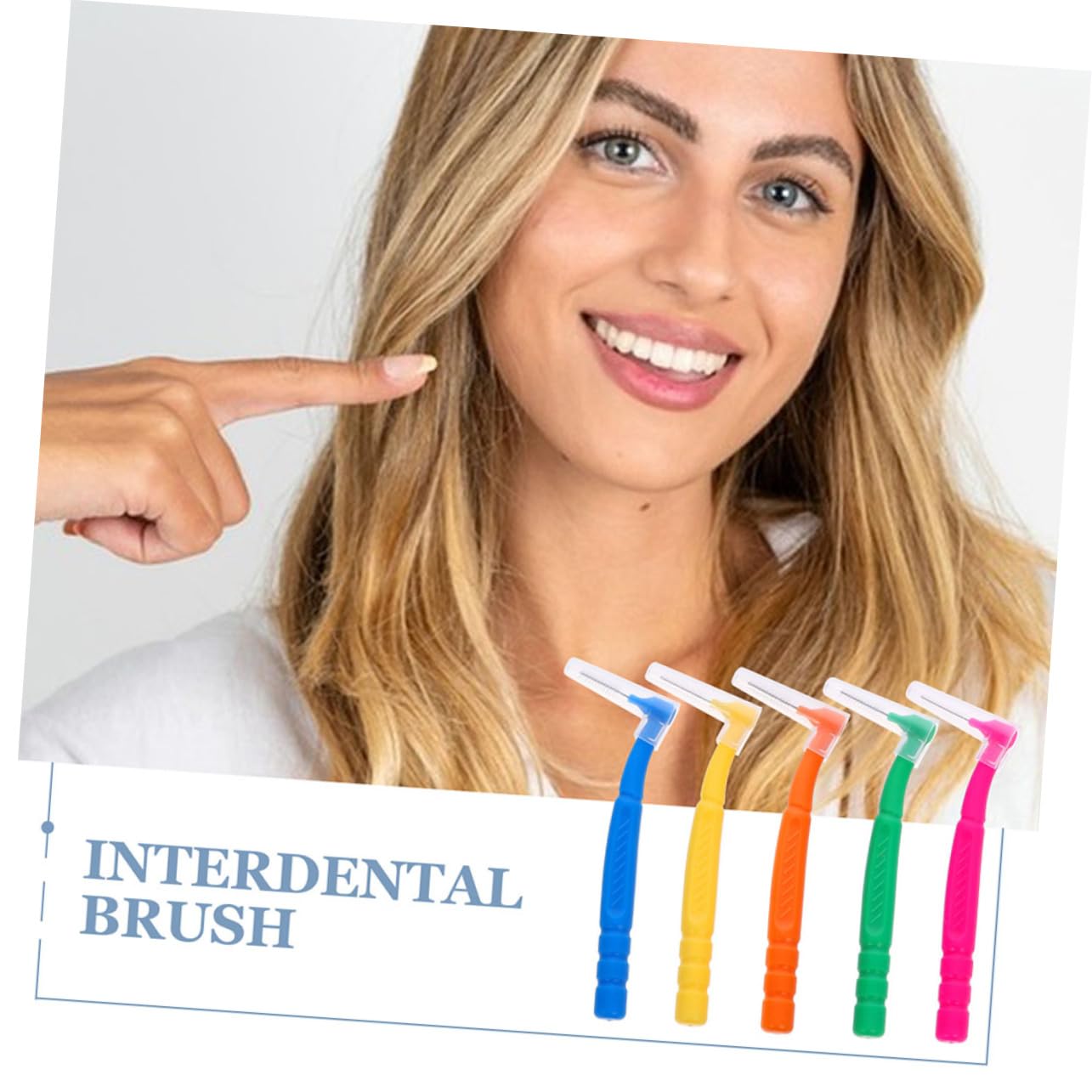 5 Series Cepillo Interdental Pinceles Interdentales Cepillo Para El Limpiador Fácil Cepillos De Resistentes Al Desgaste Limpiadores De 30 Piezas X 5