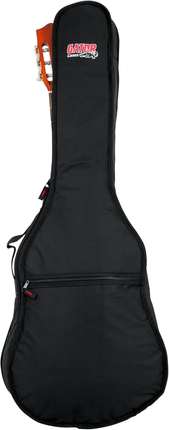 Gator Cases Foam Padded Guitar Gig Bag, Fits Classical Guitars up to 40.5" in Length (GBE-CLASSIC)