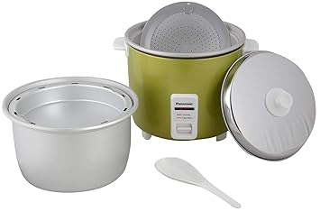 Panasonic SR-WA22H (YT) 750 W Automatic Electric Cooker Warmer with Double Pan - 5.4 Liters, Blue