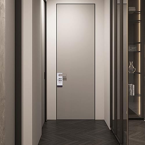 Miniatura 6 de GLOBLELAND 30 ganchos de puerta de PVC de 8 x 3.23 pulgadas, letreros en blanco para escribir tus propios mensajes para manualidades, hogar,