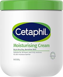 CETAPHIL Moisturising Cream 550g, Hydrating Moisturiser For Dry To Very Dry, Sensitive Skin, Body Cream Completely Restore...