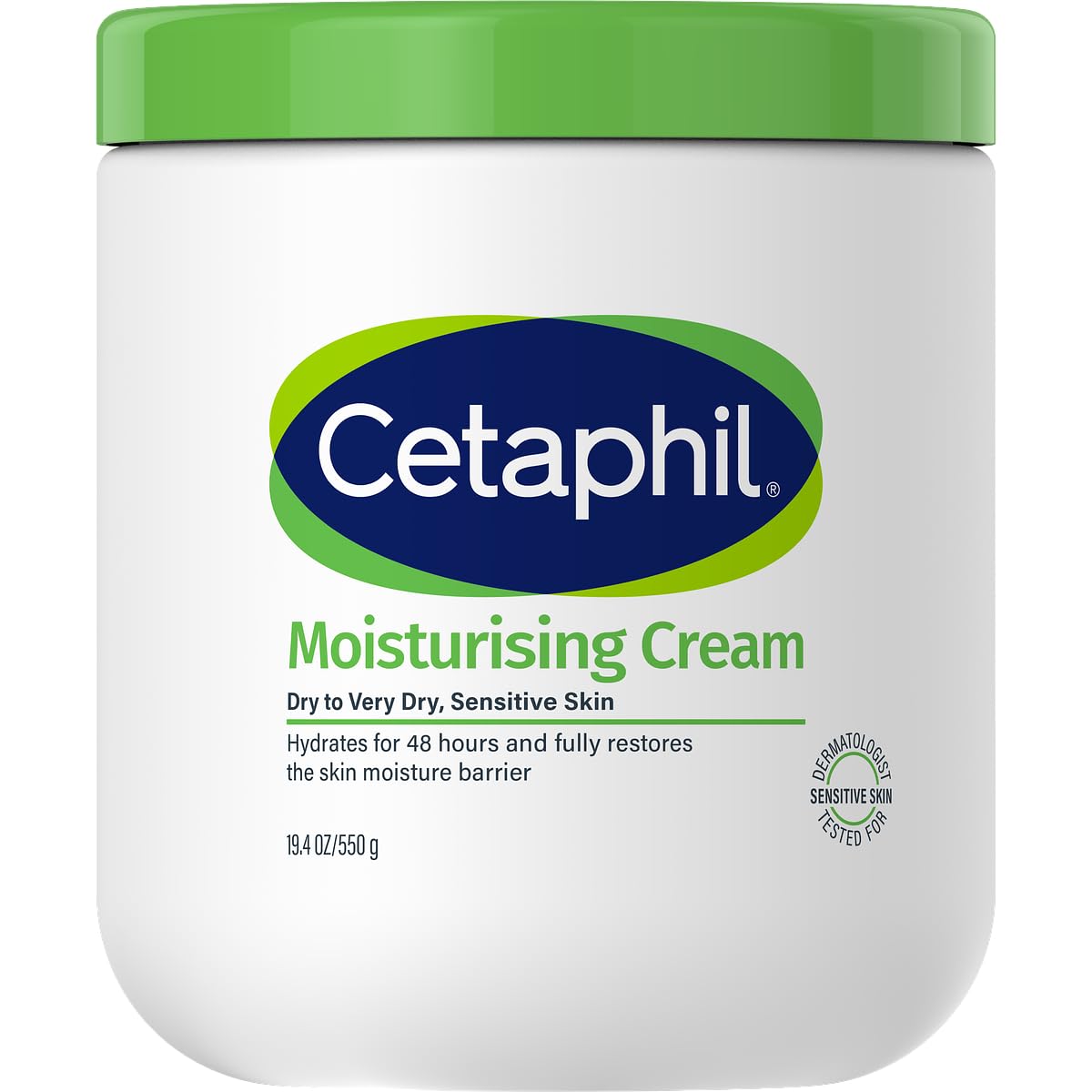 Cetaphil Moisturising Cream 550g for Face and Body