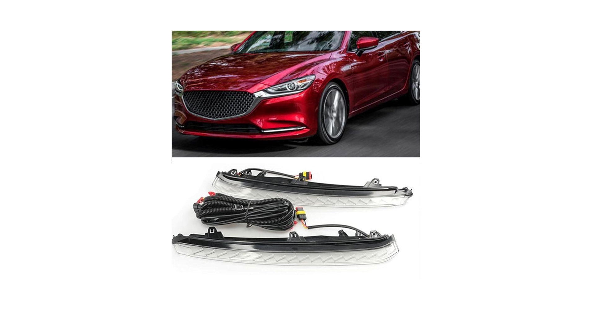 Amazon | 2 個フロントバンパーライト LED フォグライト