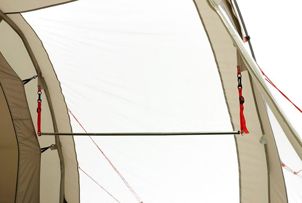 Internal view of the Nomad Cabin 4 Tent showing the removable clothing rail.
