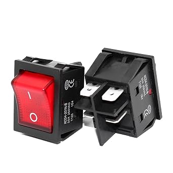 On Off 30A/250V 16A/250V Heavy Duty 4 pin t85 Rocker Switch with Light 12V 24V 110V 220V 380V Size 220V