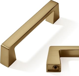 10 Pack Champagne Bronze Cabinet Pulls 3-3/4" Drawer & Door Pulls