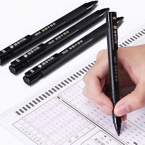 Miniatura 3 de Lápices mecánicos de 0.069 pulgadas, lápiz de dibujo y lápiz negro 2B, suministros escolares de oficina