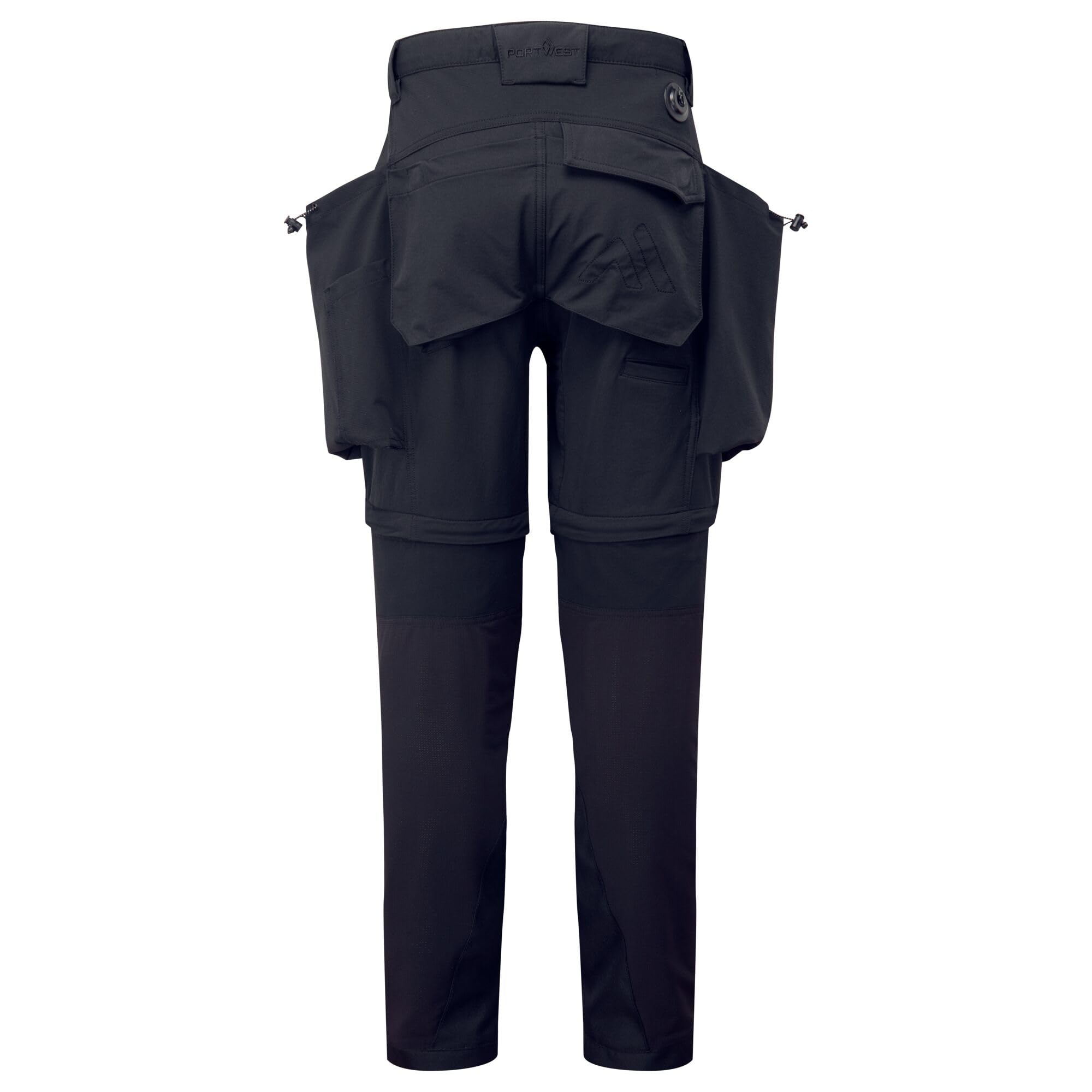 Portwest Pantalón de Trabajo Multibolsillos Tejido elástico Ultimate Modular 3 en 1 BX321
