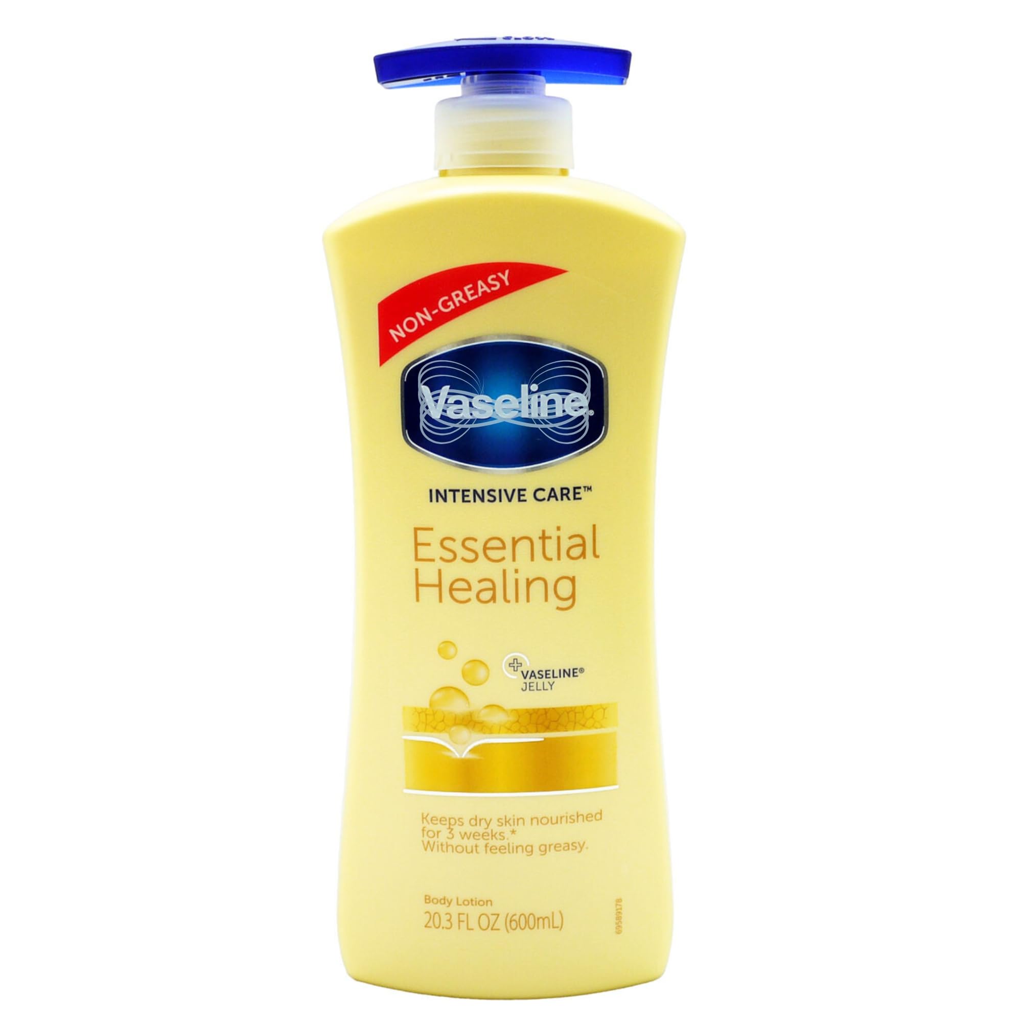 Intensive Care Essential Healing Body Lotion, Non-Greasy, 600ml, 600 ml (Pack of 1)