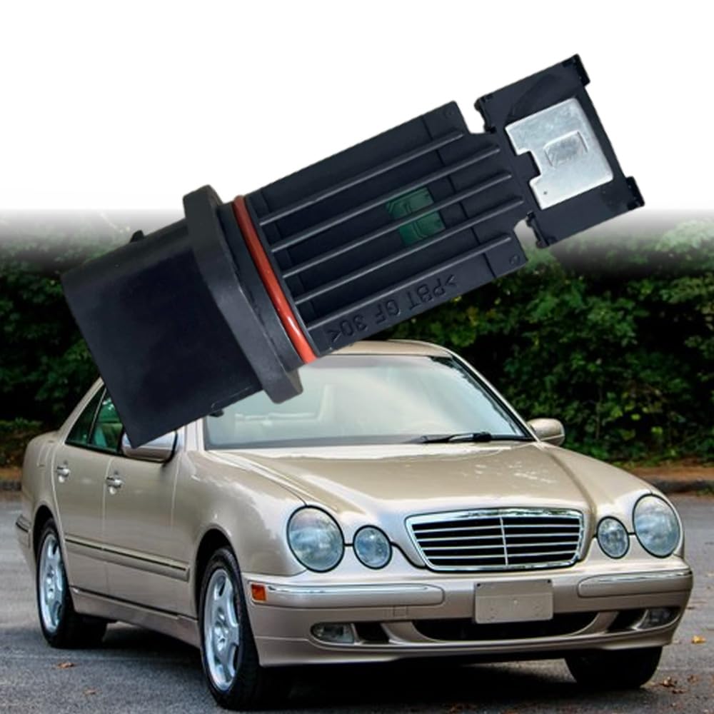 Riloer Sensor de masa de aire de coche, sensor de flujo de aire de masa de repuesto MAF compatible con Mercedes E430 1998-2002, ML500 2002-2005, C320 C240 ML350 CLK320 C280, A6110940048, 6110940048