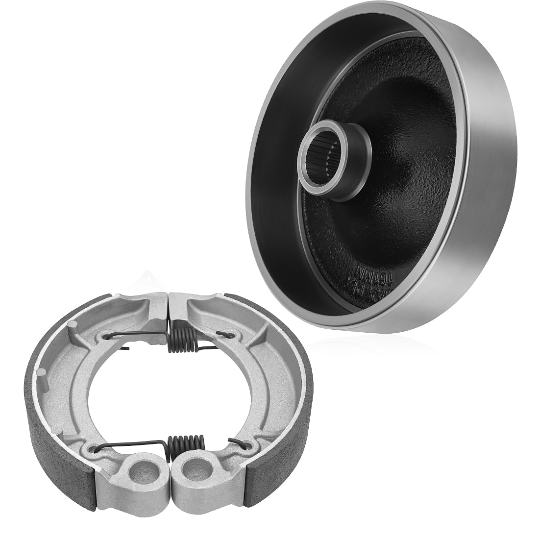 Cubo de tambor de freno trasero para Yama-ha Grizzly 350 Bruin 250 350 Big Bear 250 2004-2014 Kodiak 400 2x4 2003-2004 Kodiak 400 4x4 2004 Big Bear 400 2005-2006 Wolverine 350 2006-2009