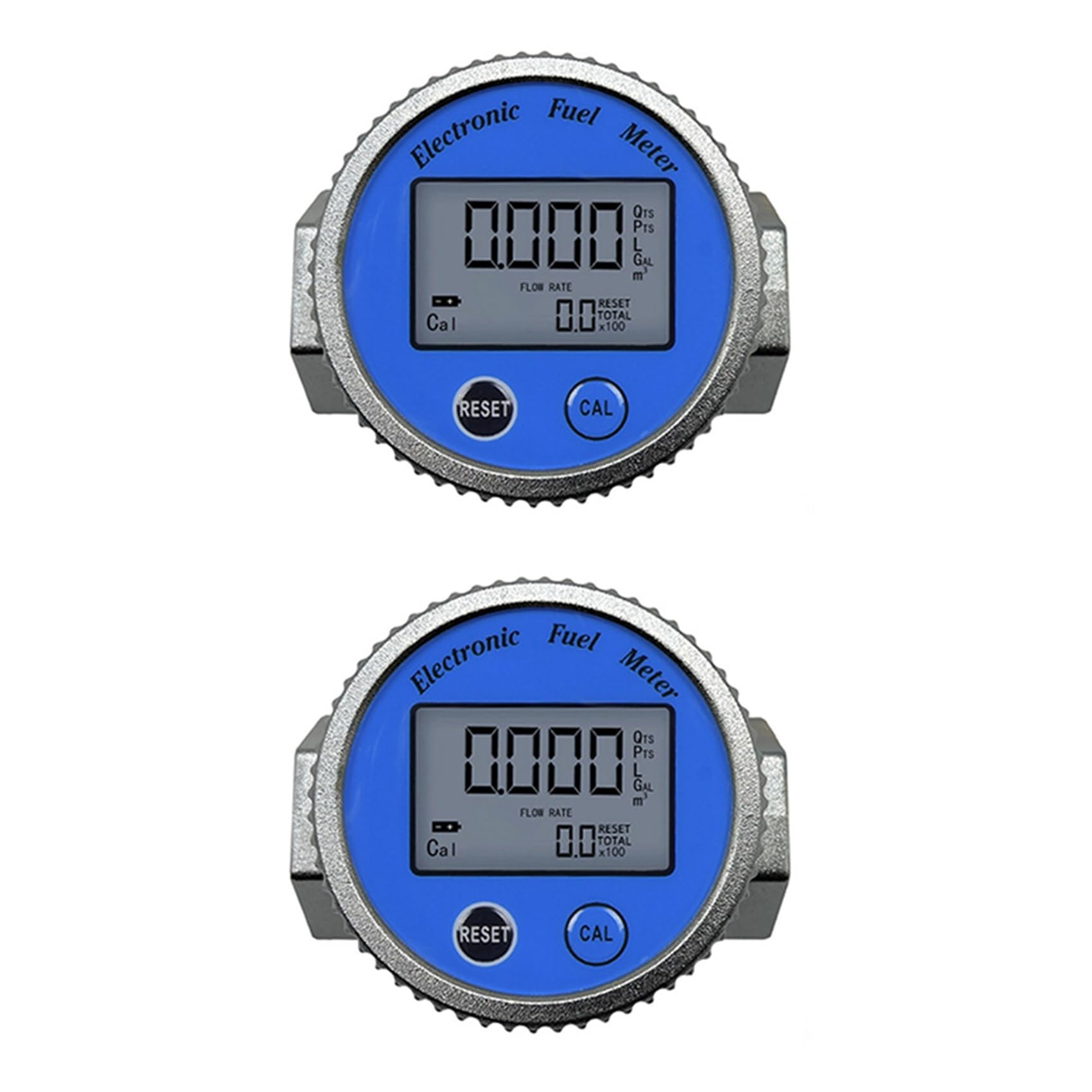 Jnchdghwa Blue 2X Dn25mm Meter High Electronic Turbine Flowmeter Methanol Digital Gauge Oil Turbine Meter