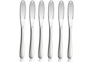 6-Piece Butter Knife Set: Essential Kitchen Tool for Effortless Spreading