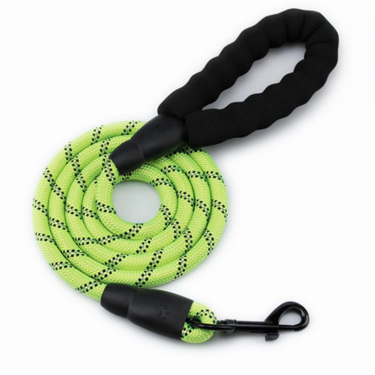 Alasum Correa de Tracción para Perros y Mascotas Reflejos, Cuerda de Remolque Redonda de Nailon para Entrenamiento, Control y Comodidad en Paseos Diarios y Senderismo