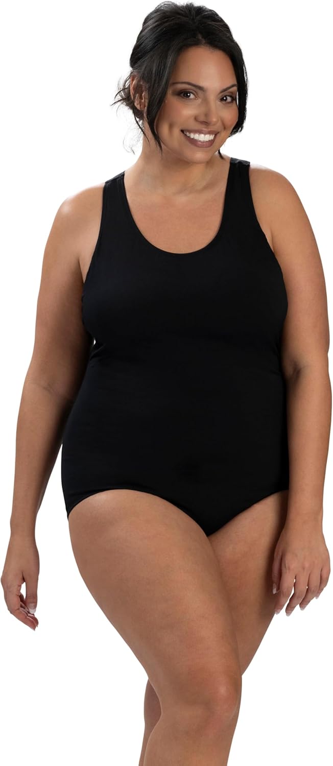 Dolfin Aquashape Women's One Piece Swimsuit | Conservative Athletic Lap Suit
