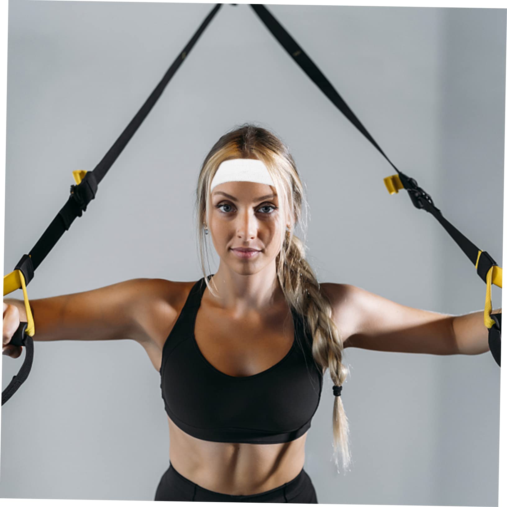 Mipcase 25pezzi Fasce Sportive Assorbenti Per Allenamento Fasce Per Fitness Yoga Corsa e Sport Accessori Traspirante e Leggero Per Donne e Uomini