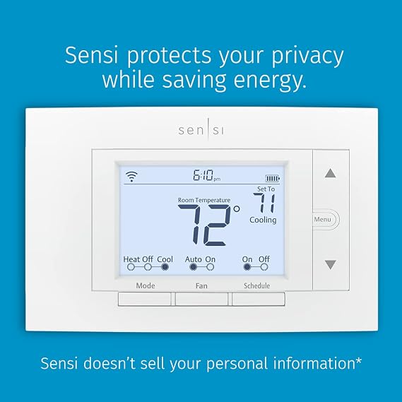 Mighty Mule MM371W Automatic Gate Opener, Smart and Solar Ready & Emerson Sensi Wi-Fi Smart Thermostat for Smart Home, DIY, Compatible with Alexa, Energy Star Certified