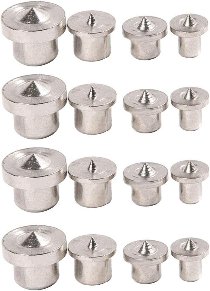 Saipor 16 Pcs Wood Dowel Tenon Centers Dowel Pin Center Point
