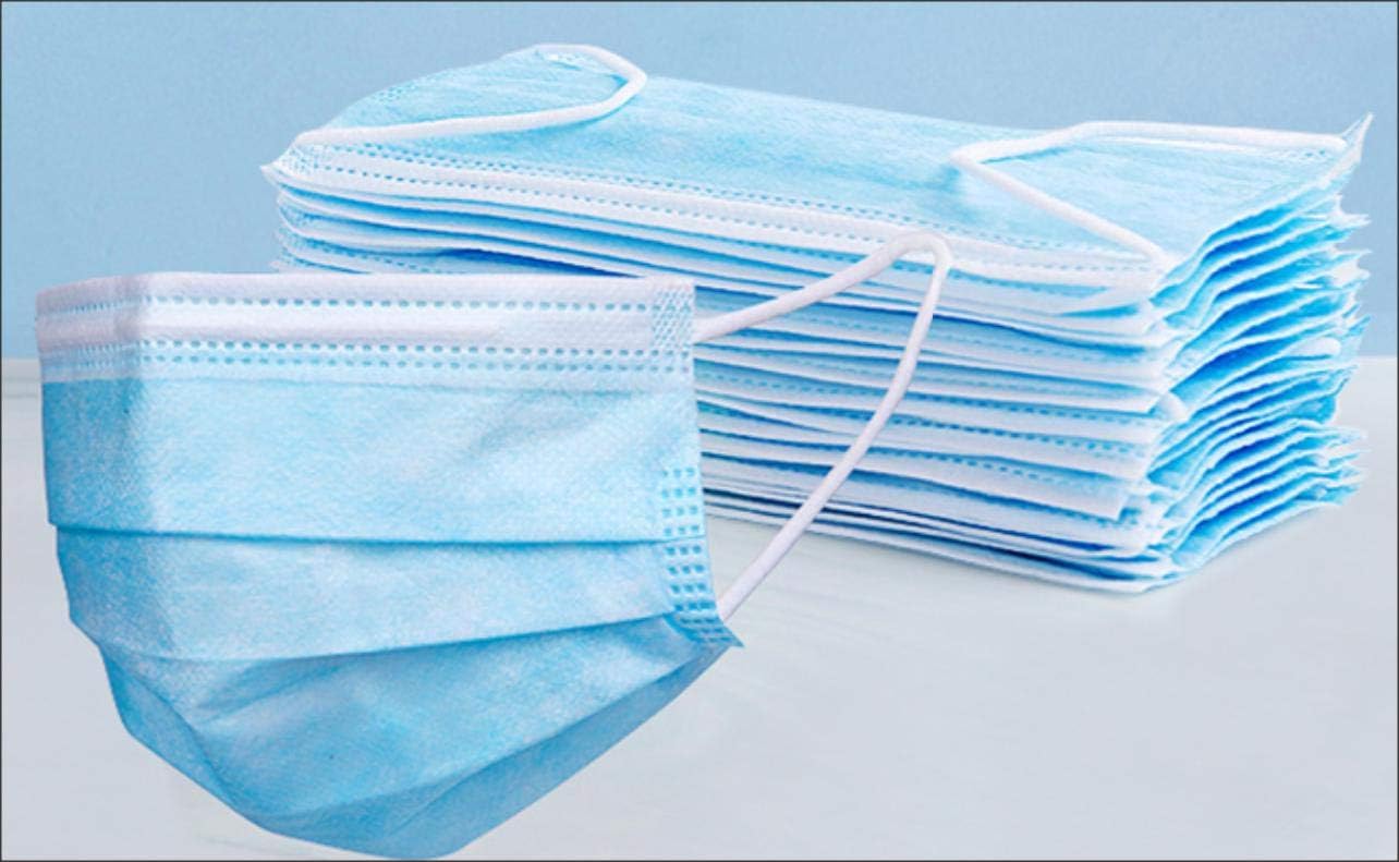 DÉCOPRO Case of 1200 pieces of Disposable Procedural Face Masks | Mouth and Nose Safety Protection 3-Layer Filter Barrier | Manufactured for and Sold Exclusively by DecoPro