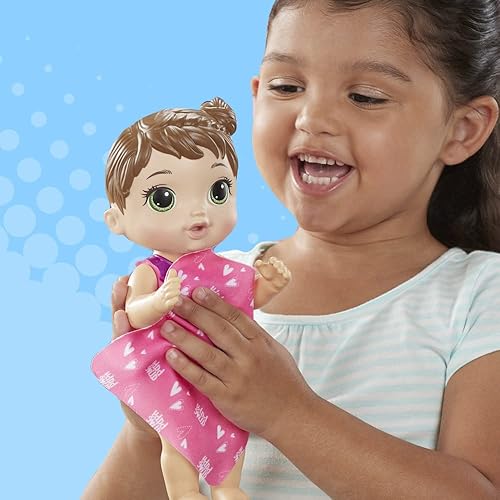 Miniatura 13 de Baby Alive Splash'n Snuggle - Muñeca de pelo castaño bebé para juegos acuáticos, con accesorios