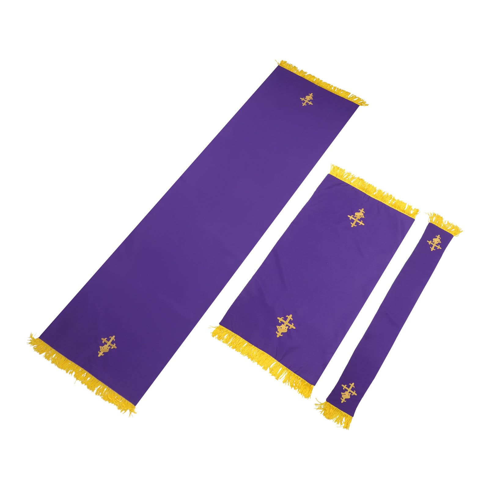Chemin de Table de Communion Réversible pour Chaire et Lutrin, Tissu