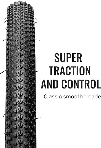 Miniatura 5 de Hycline Juego de 2 neumáticos para bicicleta, neumático de repuesto plegable de 20242627.5 pulgadas, más tubos de bicicleta y palancas de neumáticos