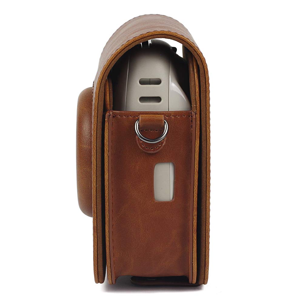 Étui de protection en cuir PU pour Fujifilm Instax Square 20 - Beige - Sac, housse, étui photo-vidéo - Achat & prix