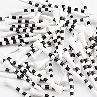 Vista 15 de MAZEL Tees de golf de madera natural/bambú de 2 3/4 pulgadas y 3 1/4 pulgadas, paquete de 50 o 120, reduce la fricción y el giro lateral, tees