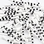 MAZEL Natural Wood/Bamboo Golf Tees 2 3/4 Inch & 3 1/4 Inch,Pack 50 or 120,Reduce Friction & Side Spin,More Stable Golf Tees (50 Pack(25 * 2-3/4+25 * 3-1/4),White)