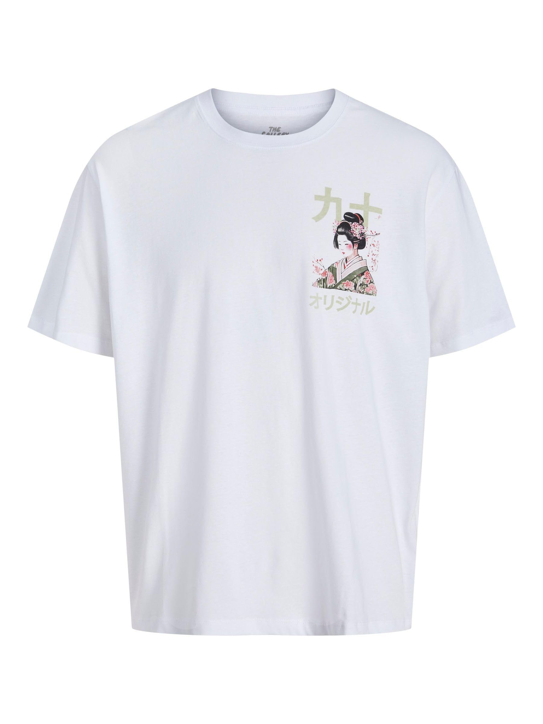 T-shirt Uomo JACK & JONES Jorfuji – Girocollo, Manica Corta, Vestibilità Regolare, Stampa Alla Moda