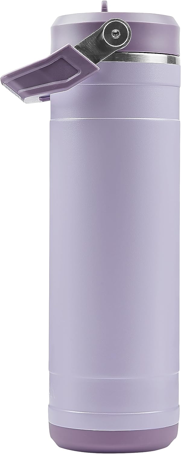 Pelican Hydration Pelican Pacific™ 26 oz Vacuum Insulated Tumbler - Recycled Stainless Steel Double Wall Travel with Dual Lid, Powder Coated Insulated Water Bottle For Cold Drinks, Lilac