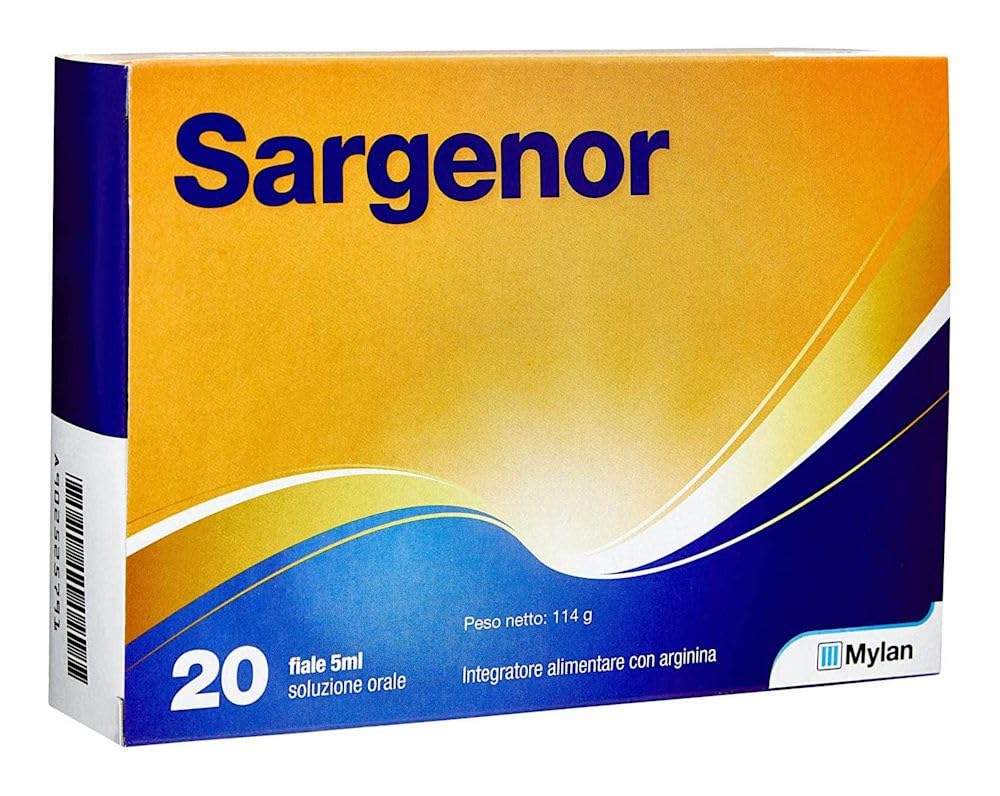 Sargenor Ricostituente 20 Fiale Bevibili Tre Confezioni Totale 60 fiale