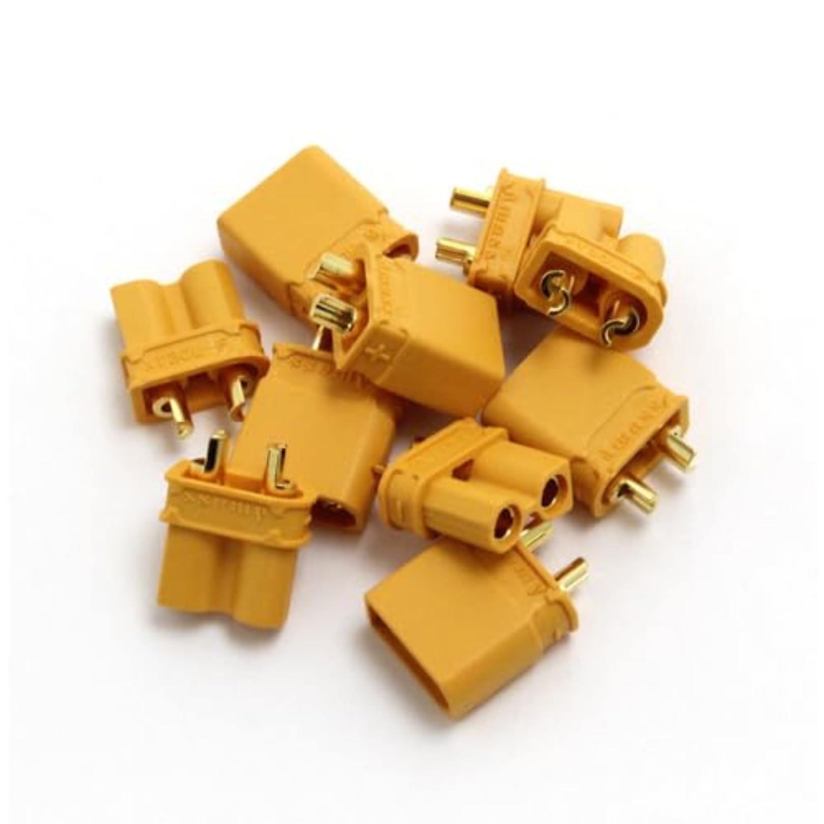 XT30 Connector Pair Male & Female 15A Capacity DC Plug Ideal for DIY Battery Packs RC Lipo Battery Packs Electrical Projects Durable High Conductivity [ Pack of 5 Sets ].-image-45