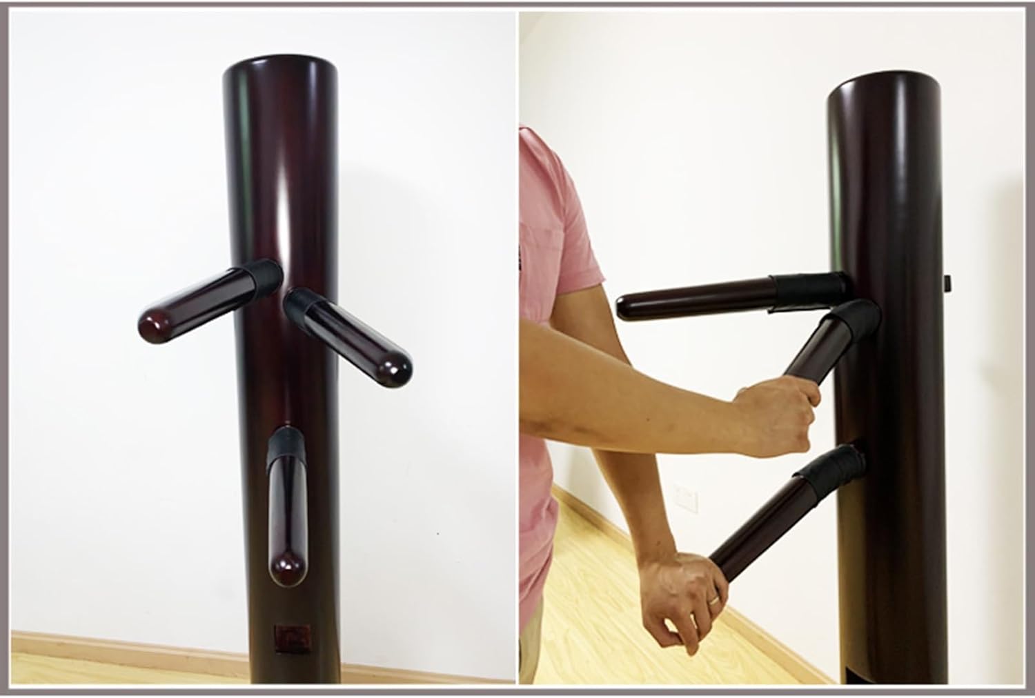 Wooden Dummy Parts Arms for Wing Chun Wooden Dummy, Spring Replace Arms, 3Pcs, Made of Chinese Cherry and Beech Wood High Hardness/Durability