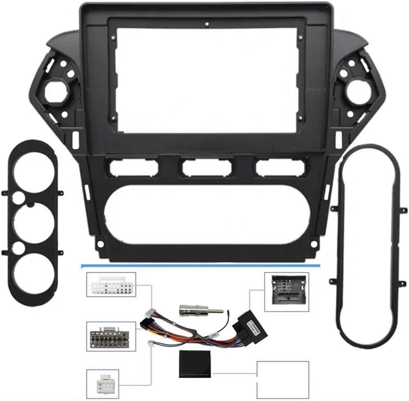 ラジオファシアフレーム に適合する フォード モンデオ 2011-2013 10.1 インチ ビッグ スクリーン カー ファシア ス