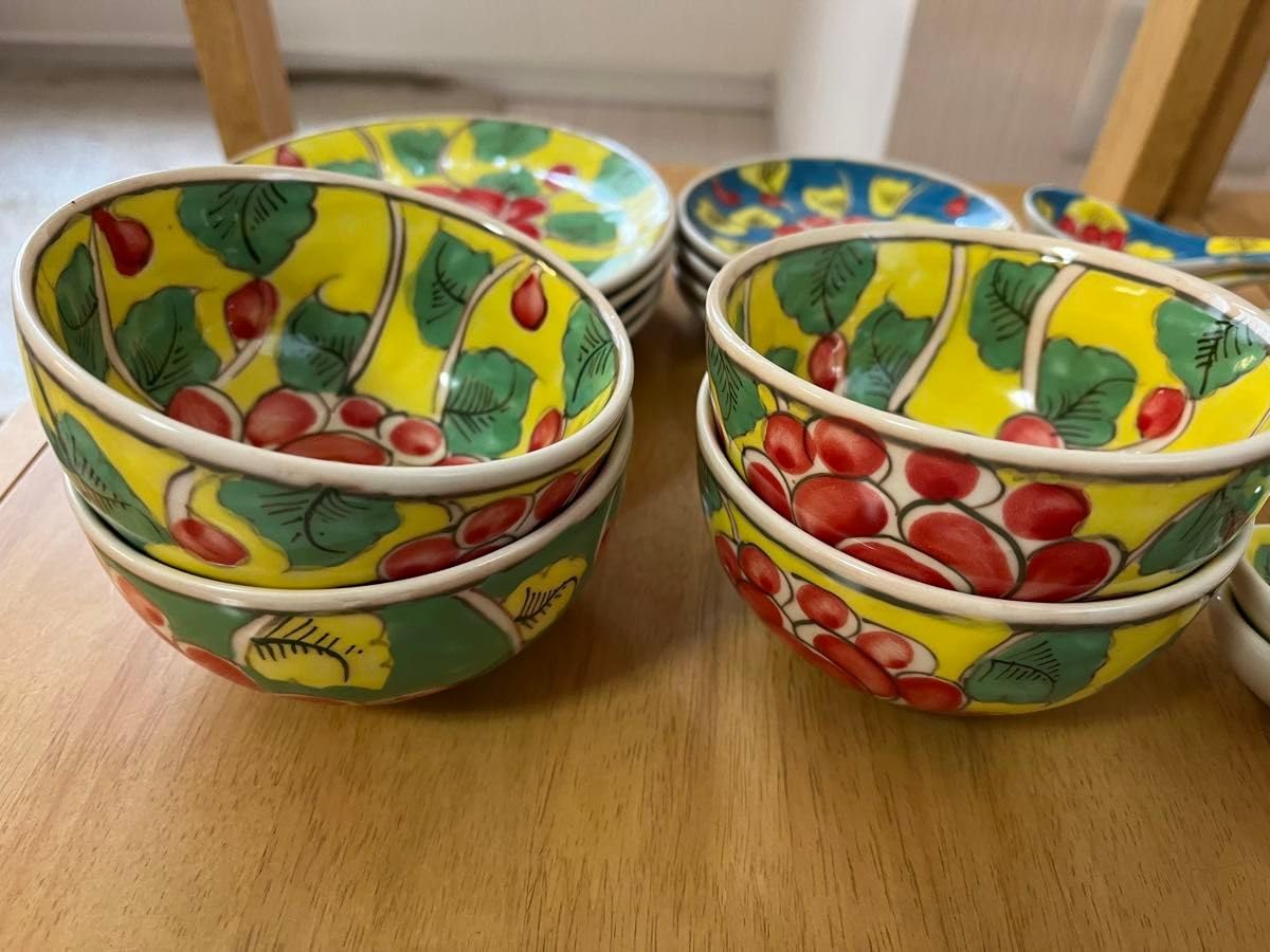 Amazon.co.jp: ベトナム食器 バッチャン焼き セット : ホーム