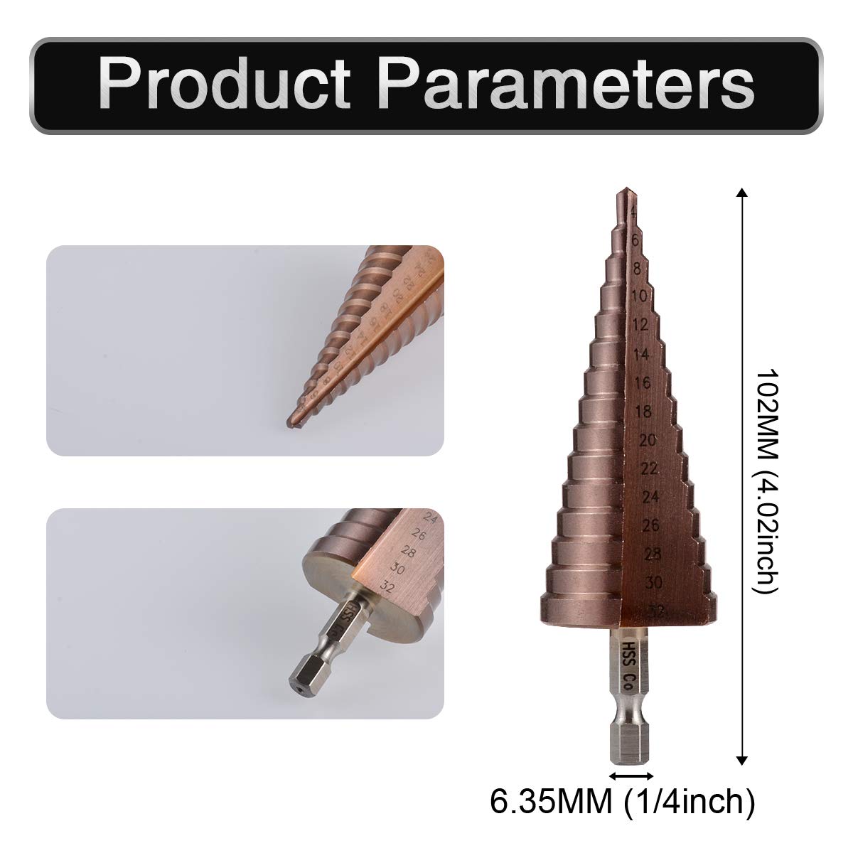 HOHXEN 4-32mm Triangle 1/4