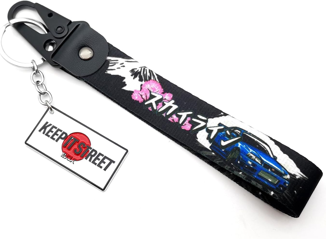JDM Car Keychain Initial D Anime Racing Metal Car Keyrings Gift 1 Set Car Motorcycle Keychain