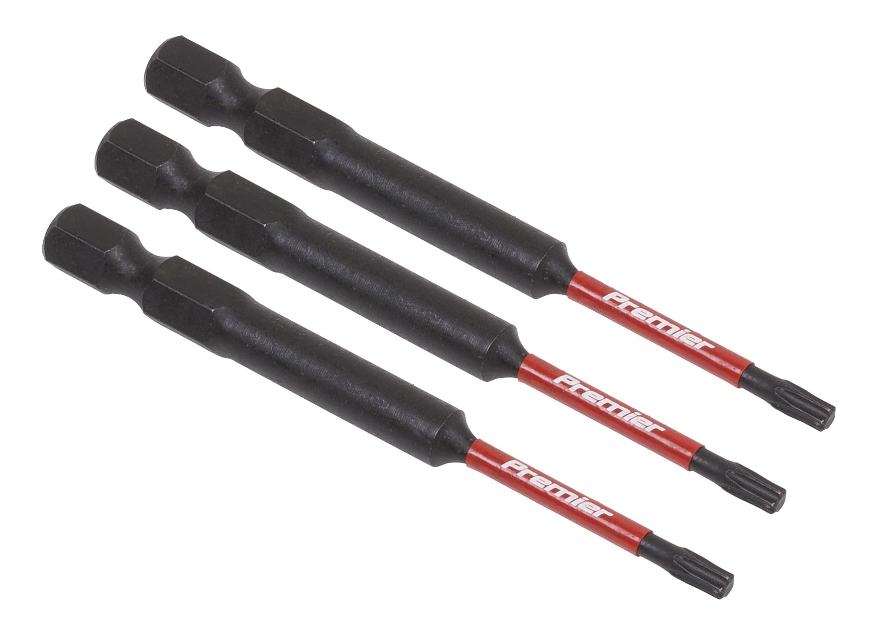 Sealey TRX-Star* T10 Impact Power Tool Bits 75mm - Pack of 3 - AK8265