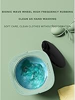 Vista 5 de Lavadoras Mini with Timer Portable Collapsible Washing Machine for Baby Clothes