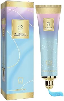 Niacinamide Whitening Toothpaste, 100g, Paste, Teeth Whitening, Natural, Unflavoured