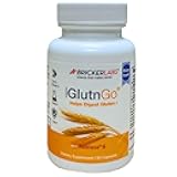 GlutnGo with Tolerase G 100mg Digestion Supplement for Gluten Intolerance, Clinically Proven to Help Digest Gluten, Fast, Effective and Safe Digestive Aid, 90 Capsules