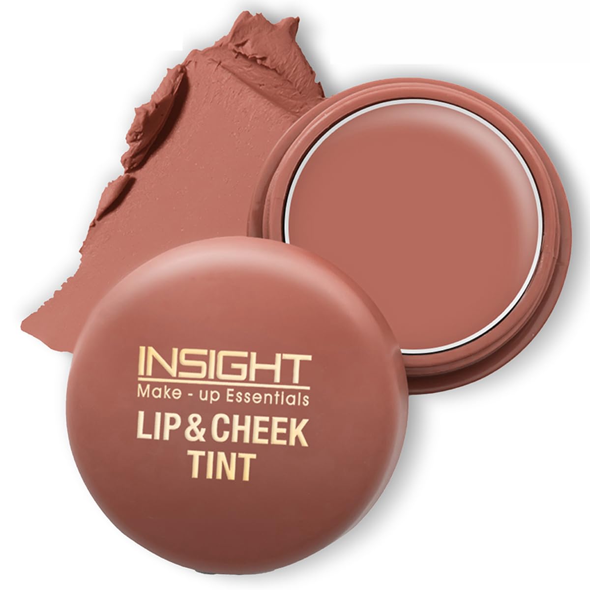 INSIGHT Lip and Cheek Tint - Irish Cream (3 g) Matte Finish | Enriched with Vitamin E for Nourishment | Long-Wearing | Multipurpose Tint for Lips & Cheeks | Lightweight Formula, Smooth Application | Suitable for All Skin Types