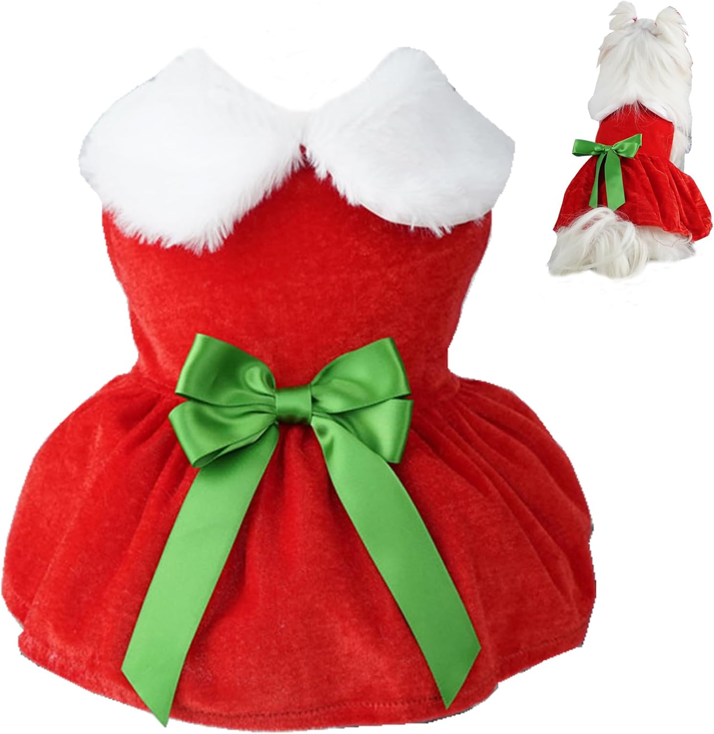 Dog Christmas Outfit,Dog Clothes for Small Medium Dogs