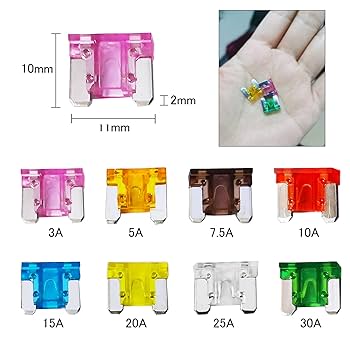 Amazon.co.jp: DanYun 2個 平型低背 ヒューズホルダー 車平型