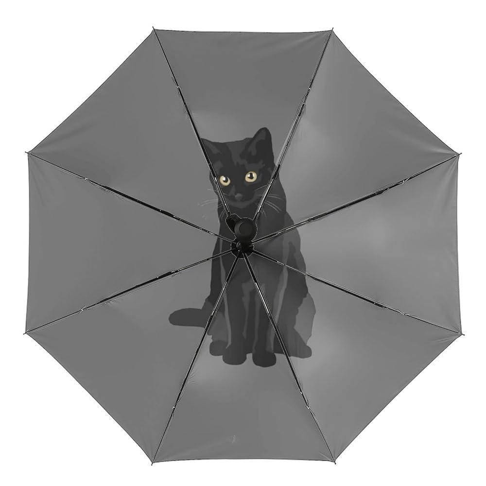 日傘　ハンドメイド　猫　ネコ 愛猫の写真からオリジナルの日傘が作れる！刺繍作家による